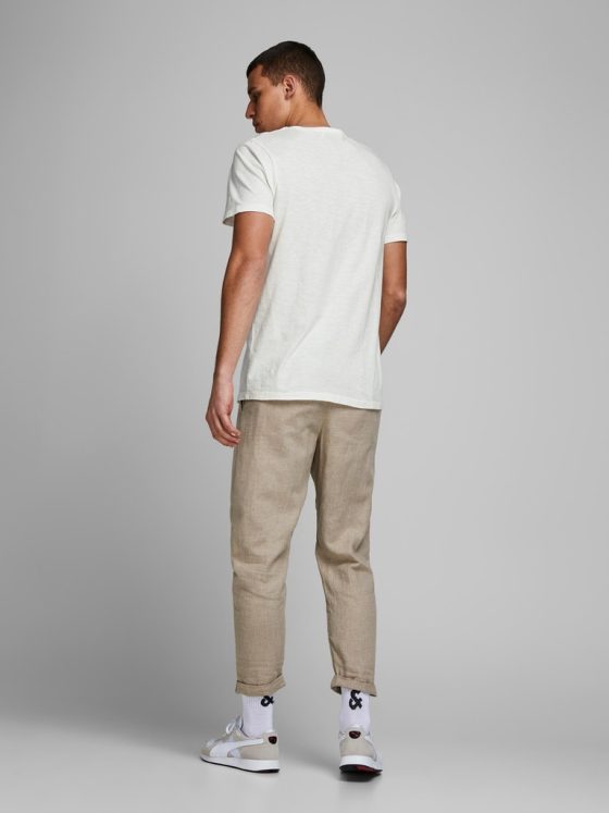 JACK&JONES SPLIT NECK TEE 12164972