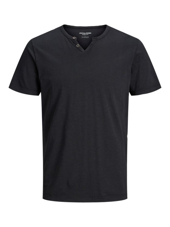 JACK&JONES SPLIT NECK TEE 12164972