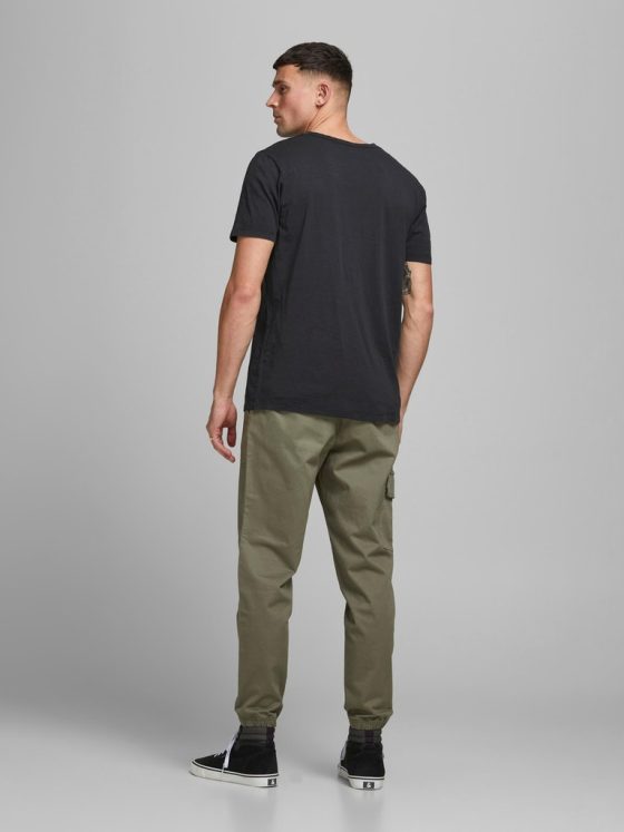 JACK&JONES SPLIT NECK TEE 12164972