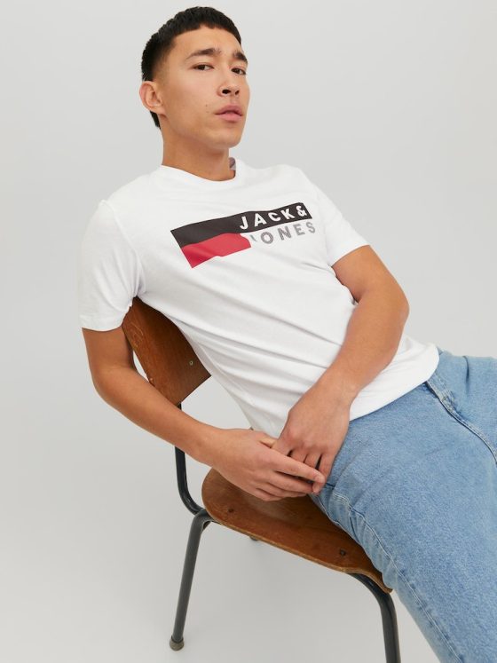 JACK&JONES CORP LOGO T-SHIRT O-NECK 12151955