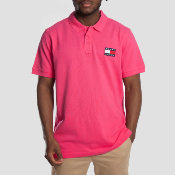 TOMMY JEANS BADGE LIGHTWEIGHT POLO DM0DM10327