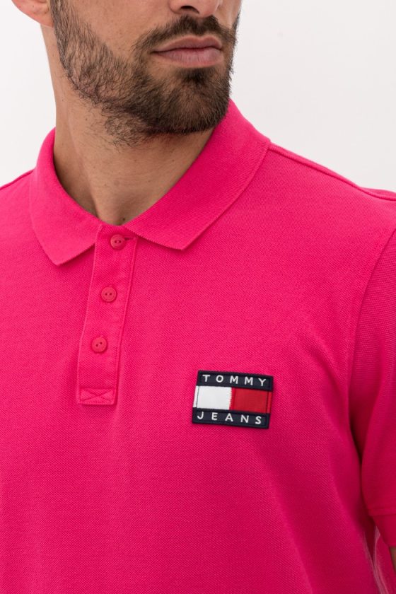 TOMMY JEANS BADGE LIGHTWEIGHT POLO DM0DM10327