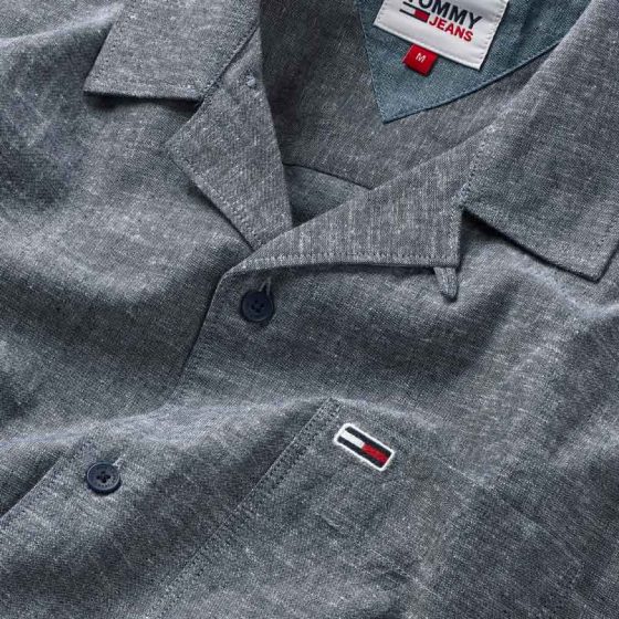 TOMMY JEANS CLASSIC LINEN CAMP SHIRT DM0DM15924