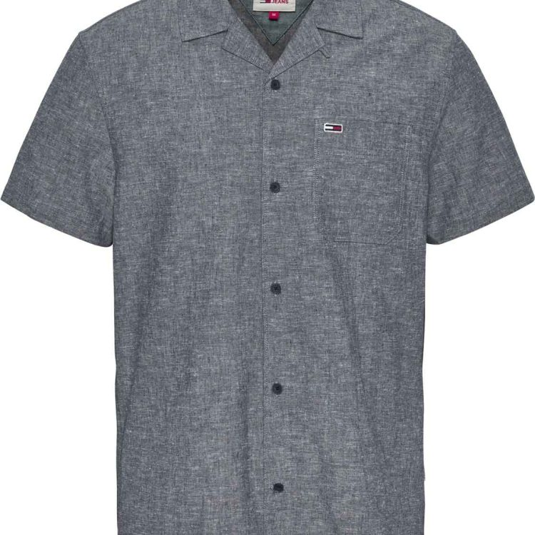 TOMMY JEANS CLASSIC LINEN CAMP SHIRT DM0DM15924