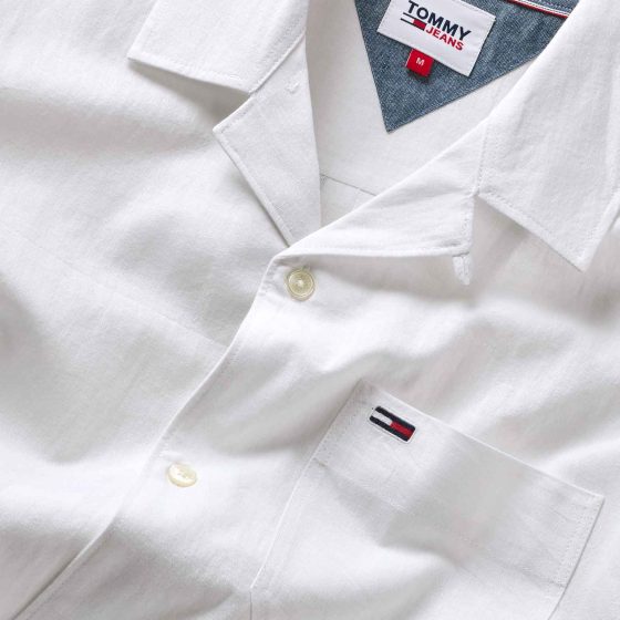 TOMMY JEANS CLASSIC LINEN CAMP SHIRT DM0DM15924