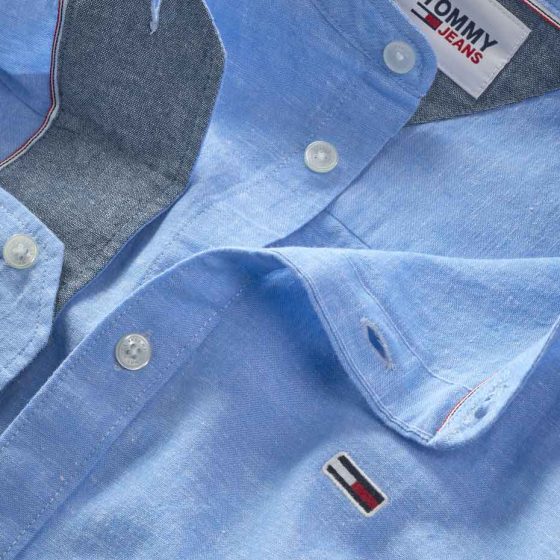 TOMMY JEANS CLASSIC MAO LINEN BLEND SHIRT DM0DM15927