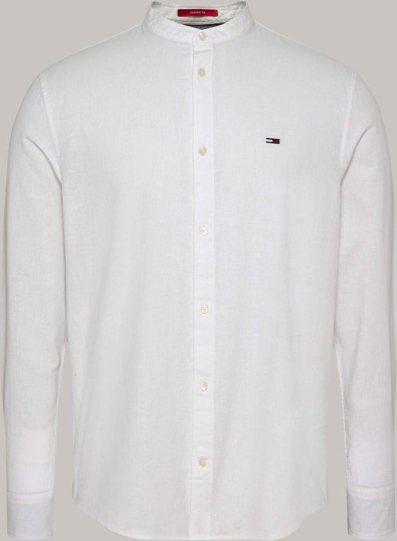 TOMMY JEANS CLASSIC MAO LINEN BLEND SHIRT DM0DM15927