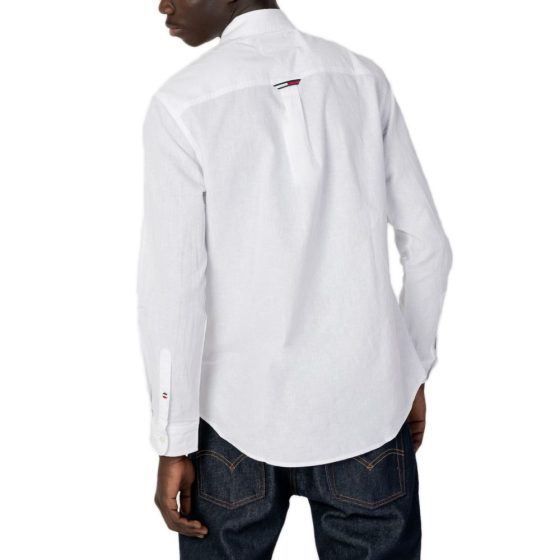 TOMMY JEANS SOLID LINEN BLEND SHIRT DM0DM16272