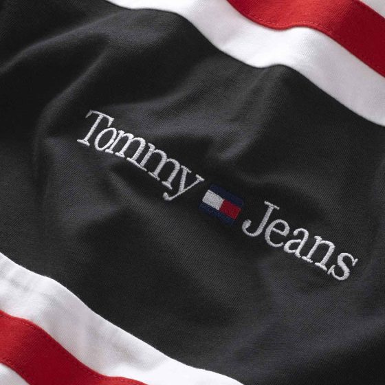 TOMMY JEANS CLASSIC LINEAR CUT & SEW TEE DM0DM16313