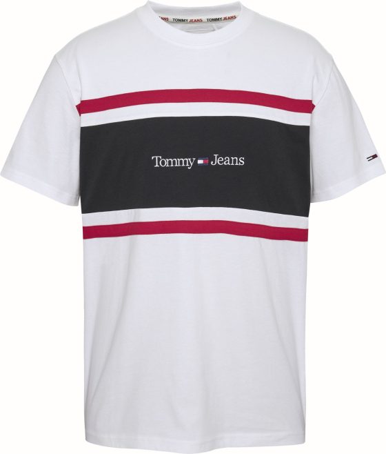 TOMMY JEANS CLASSIC LINEAR CUT & SEW TEE DM0DM16313