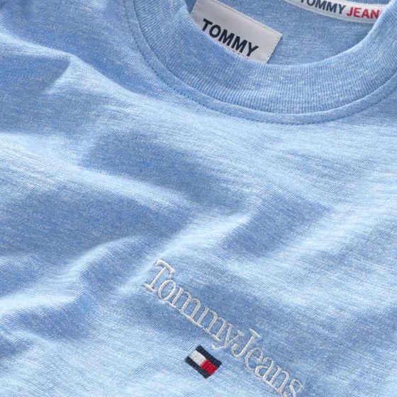 TOMMT JEANS REGULAR HEATHERED SLUB TEE DM0DM16322