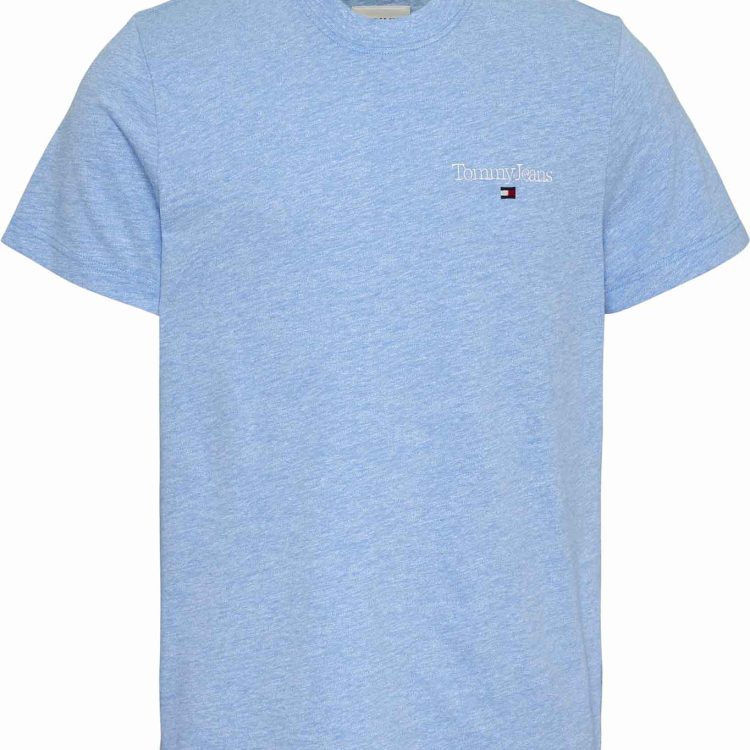 TOMMT JEANS REGULAR HEATHERED SLUB TEE DM0DM16322