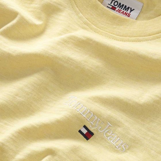 TOMMT JEANS REGULAR HEATHERED SLUB TEE DM0DM16322