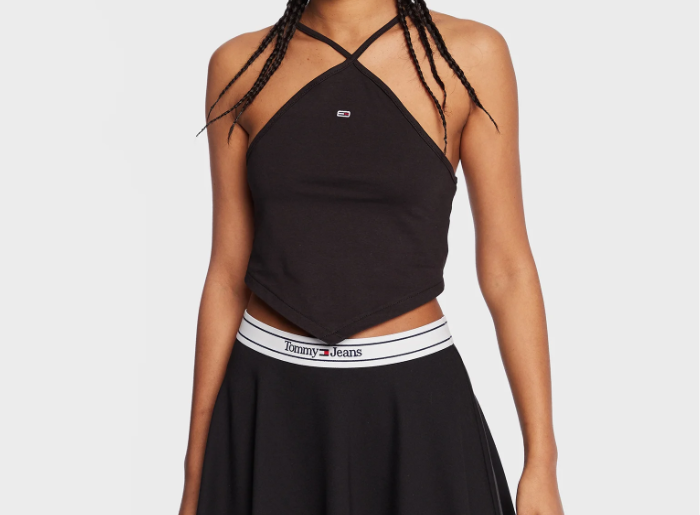 TOMMY JEANS HALTER NECK PARTY TOP DW0DW14888