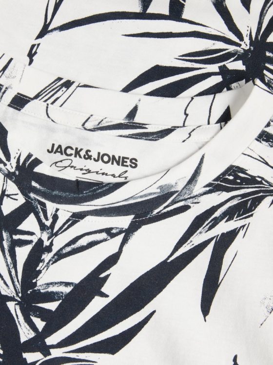 JACK&JONES CRAYON ALL OVER PRINT TEE CREW NECK 12227777
