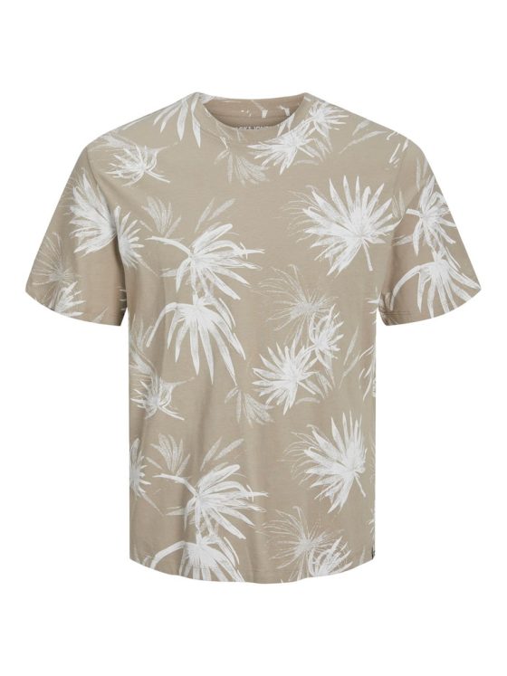 JACK&JONES CRAYON ALL OVER PRINT TEE CREW NECK 12227777