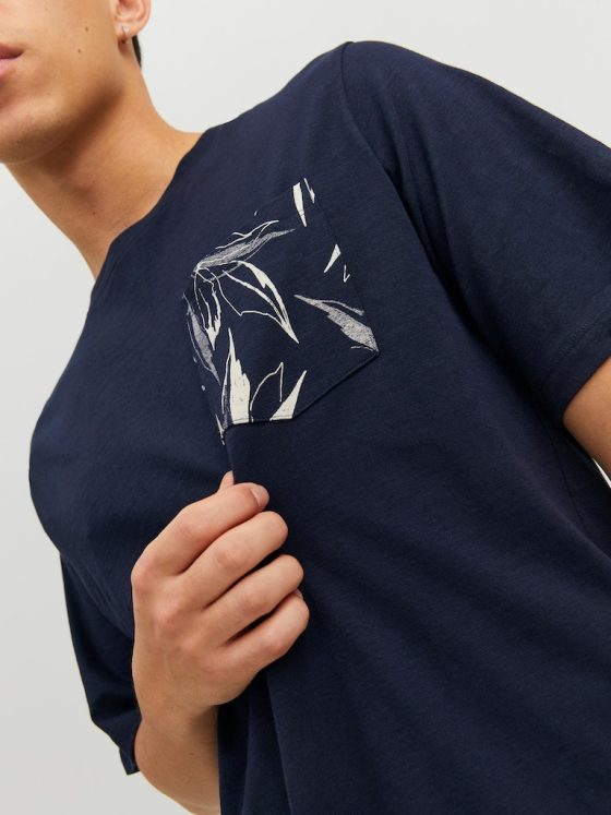 JACK&JONES CRAYON POCKET TEE CREW NECK 12227778