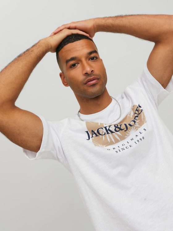 JACK&JONES CRAYON BRANDING TEE CREW NECK 12228774