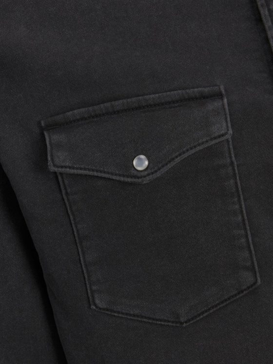 JACK&JONES ETHAN BLACK DENIM SHIRT 12223971