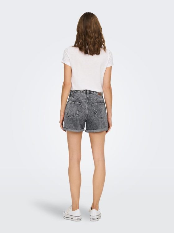 ONLY PHINE GREY DENIM SHORTS 15245509