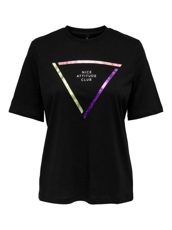 ONLY CLEMENTINE BOXY FOIL T-SHIRT 15286714