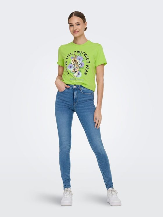 ONLY LUCY REGULAR TIGER TOP 15286725