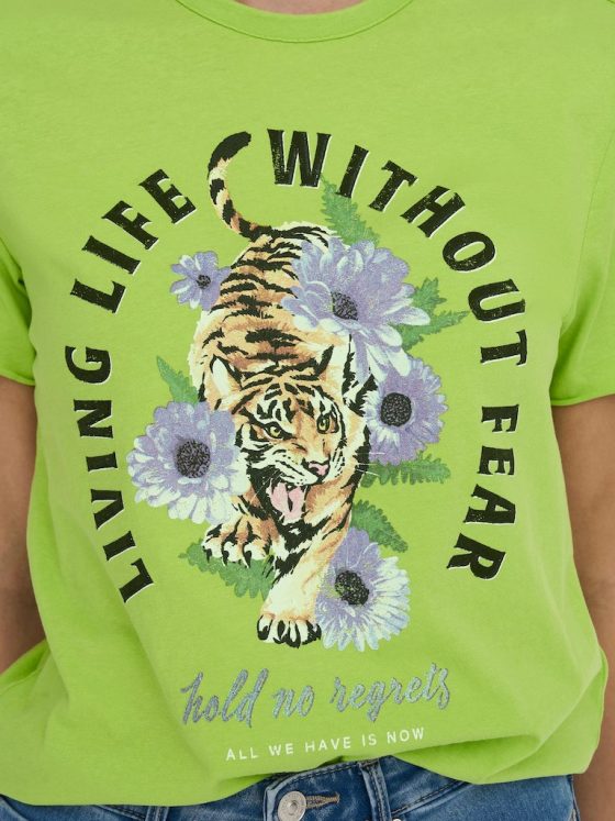 ONLY LUCY REGULAR TIGER TOP 15286725