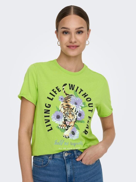 ONLY LUCY REGULAR TIGER TOP 15286725