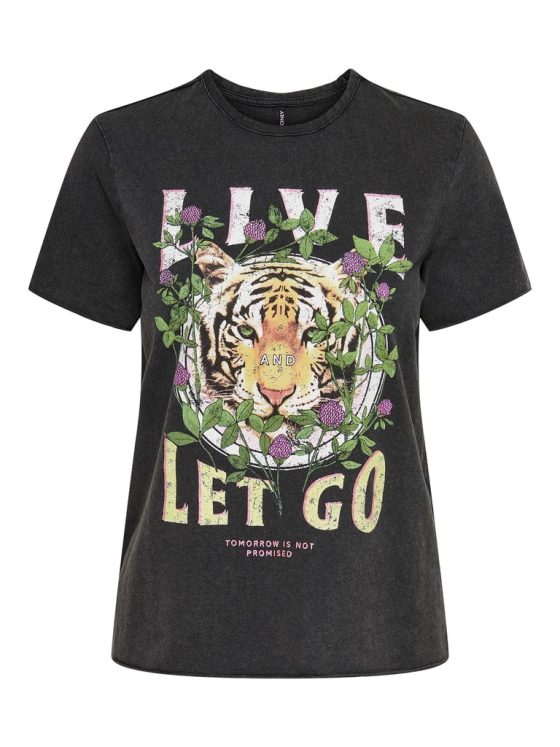 ONLY LUCY REGULAR TIGER TOP 15286725