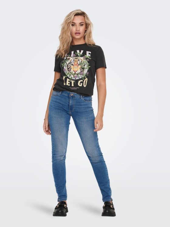 ONLY LUCY REGULAR TIGER TOP 15286725
