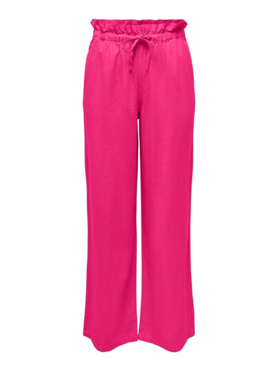 ONLY CARO HIGHT WAIST WIDE LINEN PANT 15278730