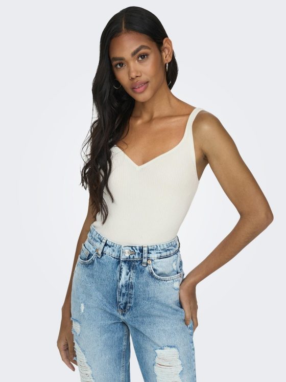ONLY MIRI SWEETHEART TOP KNIT 15288496