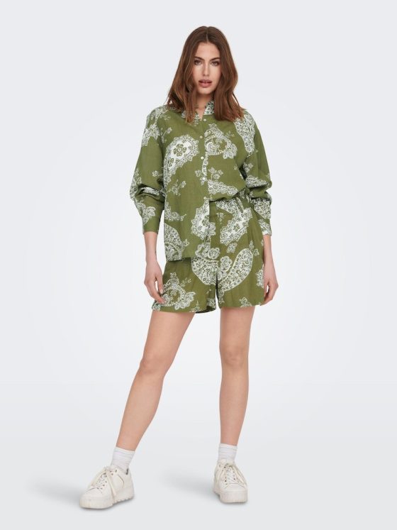 ONLY BELLA LINEN HIGHT WAIST TAILORED SHORTS 15289371
