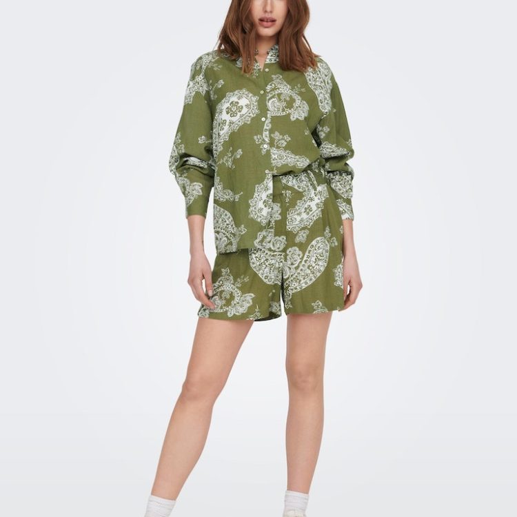 ONLY BELLA LINEN HIGHT WAIST TAILORED SHORTS 15289371