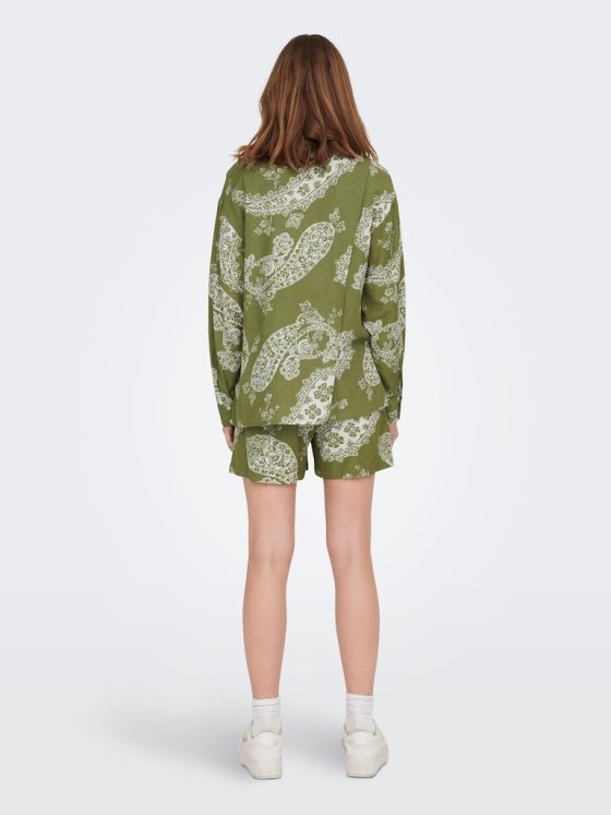 ONLY BELLA LINEN LONGSLEEVE LOOSE SHIRT 15289378