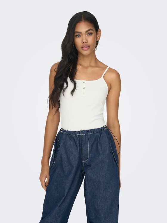 ONLY NINA LIFE HEART BUTTON TOP 15289824