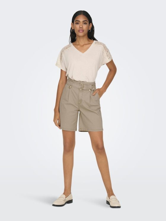ONLY CATH HIGHT WAIST BELT SHORTS 15291382