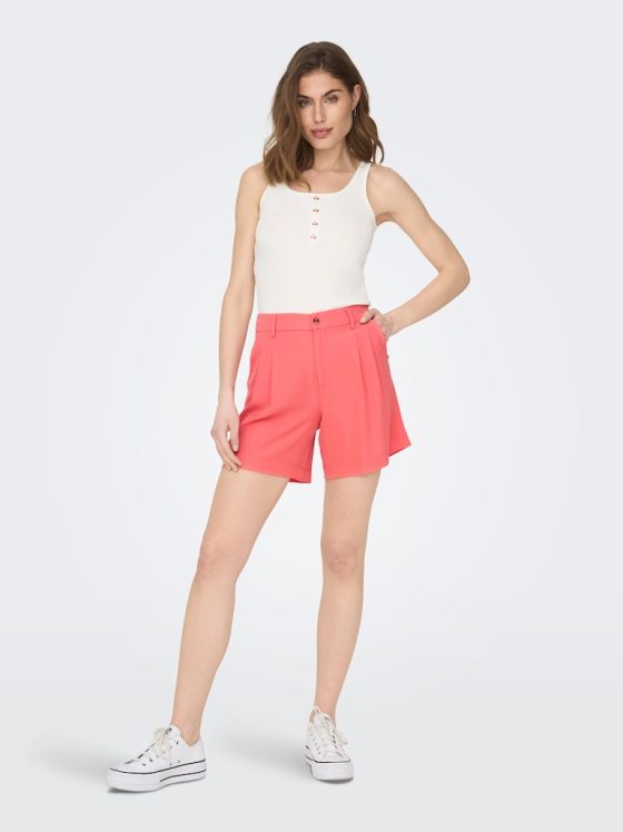 ONLY LAURA HIGHT WAIST PLEAT SHORTS 15283912