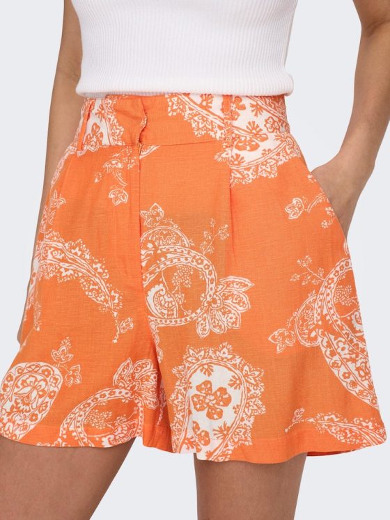 ONLY BELLA LINEN HIGHT WAIST TAILORED SHORTS 15289371