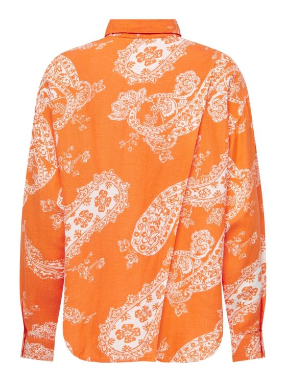 ONLY BELLA LINEN LONGSLEEVE LOOSE SHIRT 15289378