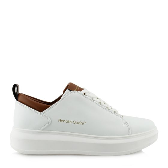 RENATO GARINI SNEACKERS ΛΕΥΚΟ ΤΑΜΠΑ Q5700712363F