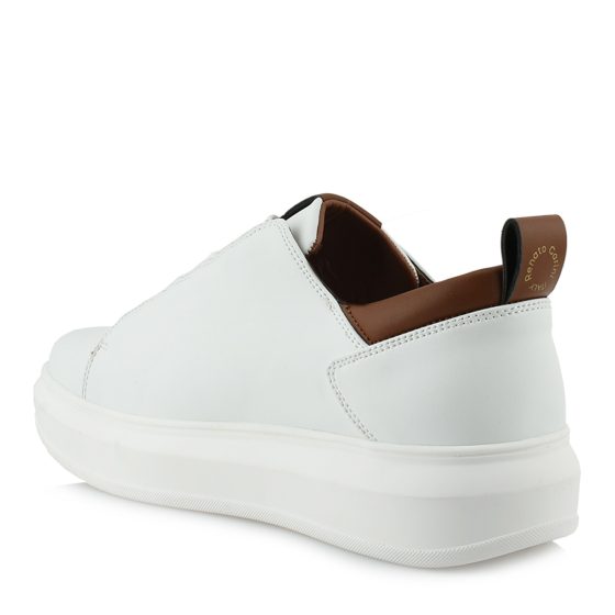 RENATO GARINI SNEACKERS ΛΕΥΚΟ ΤΑΜΠΑ Q5700712363F