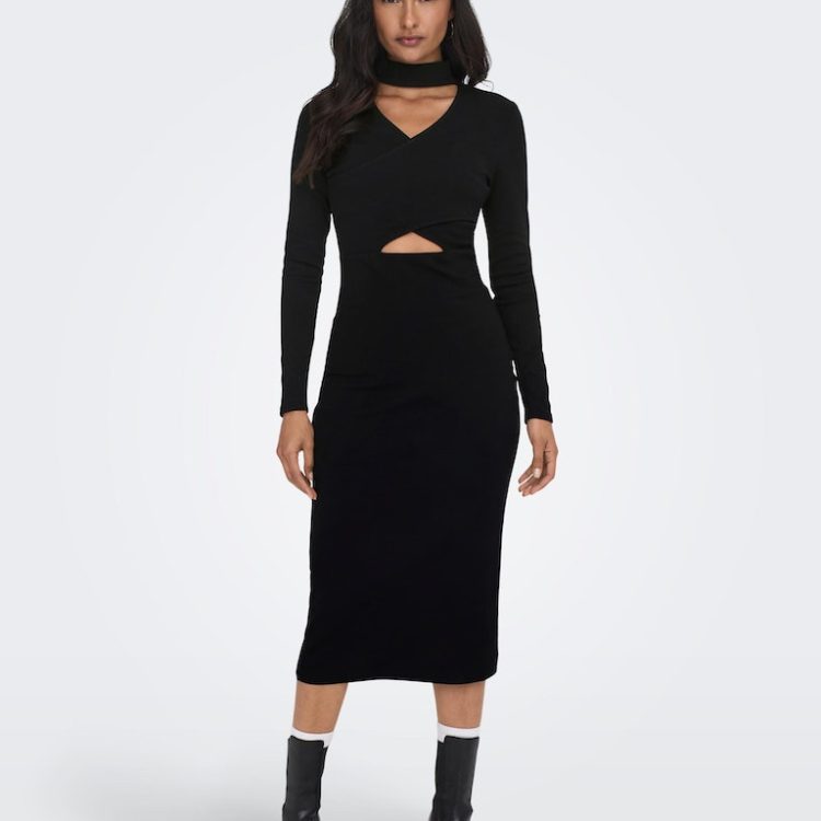 ONLY LINA LONG SLEEVE CUT DRESS JERSEY 15302675