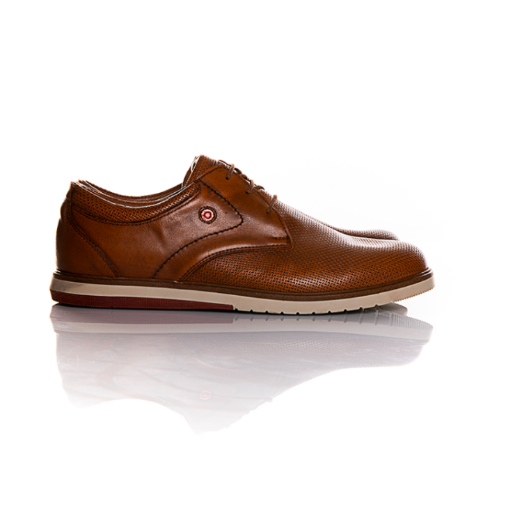 ROBINSON Ανδρικό Δερμάτινο Casual Ταμπά 66716