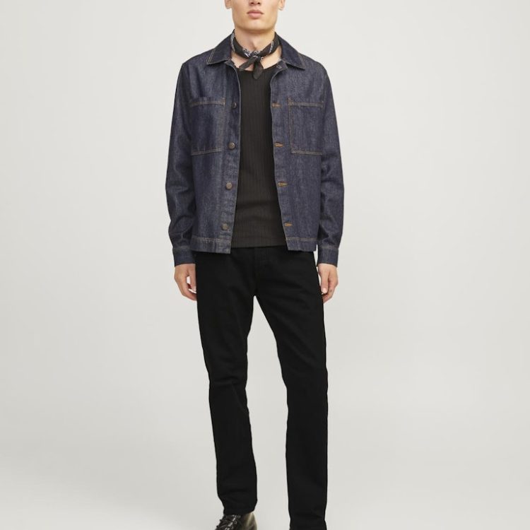 JACK&JONES MIKE ORIGINAL BLACK DENIM JEANS 12263335