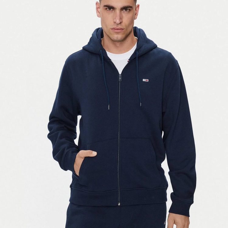 TOMMY JEANS MEN REGULAR FLAG ZIP THRU DM0DM20498
