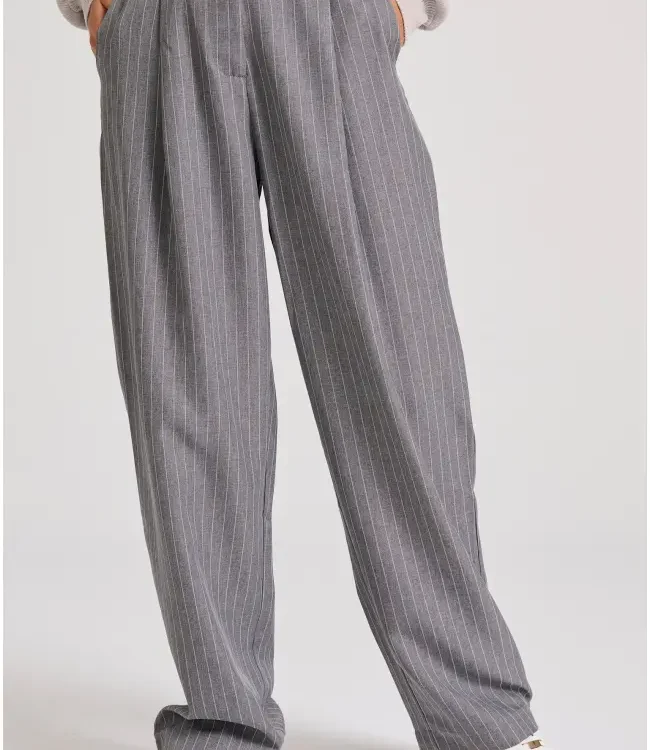 FUNKYBUDDHA WIDE LEG FIT ΡΙΓΕ CASUAL ΠΑΝΤΕΛΟΝΙ FBL010-124-02