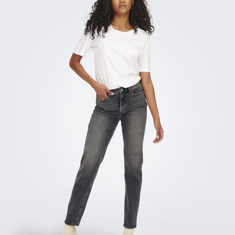 ONLY EMILY STRETCH HIGHT WAIST STRAIGHT ANKLE DENIM 15259634