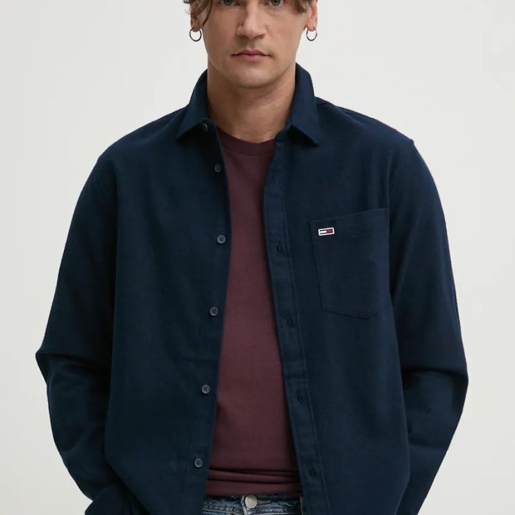 TOMMY JEANS MEN REGULAR FLANNEL SHIRT DM0DM19656