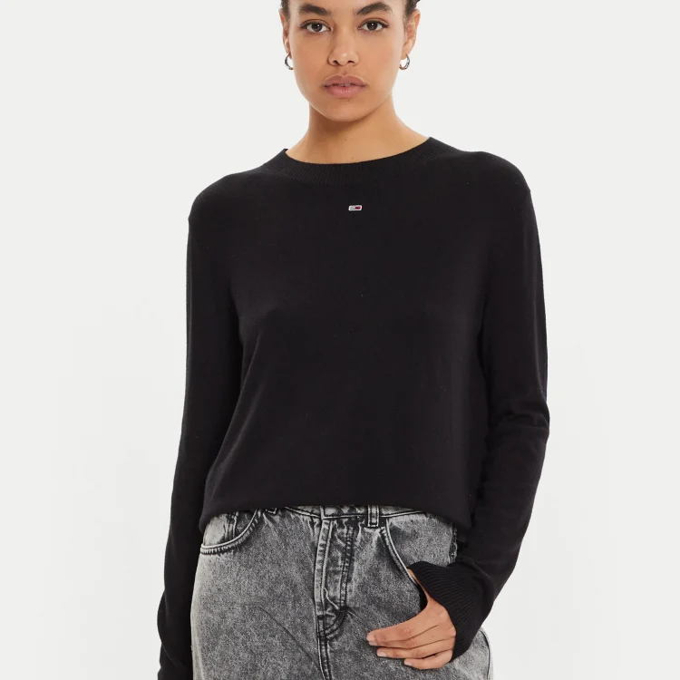 TOMMY JEANS WOMEN ESSENTIAL CREW NECK SWEATER DW0DW17254